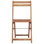 Voir la diapositive 3 : VIDAXL Chaises de bistro d'exterieur lot de 2 Bois d'acacia solide