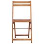 Voir la diapositive 3 : VIDAXL Chaises de bistro d'exterieur lot de 2 Bois d'acacia solide