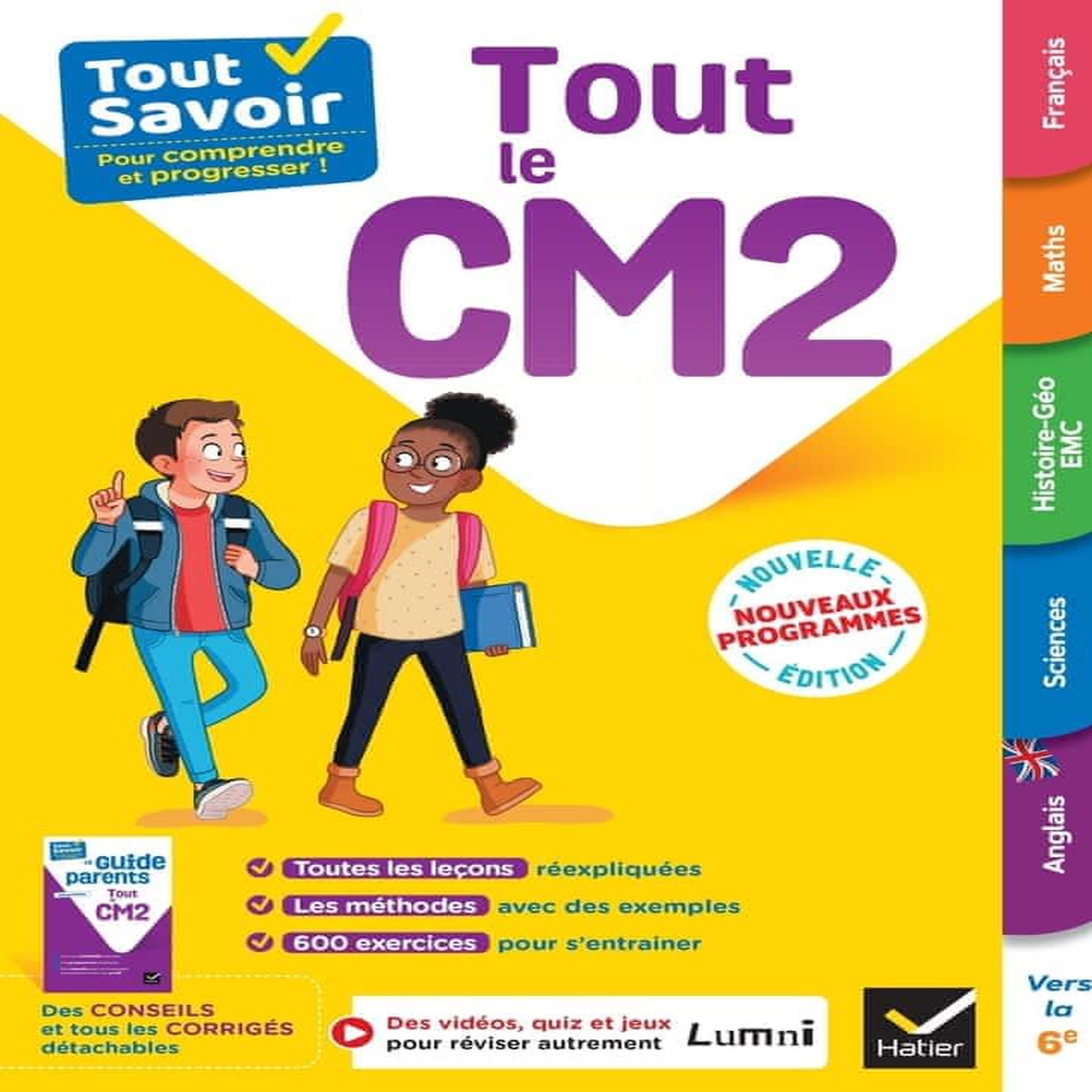 TOUT LE CM2. AVEC LE GUIDE PARENTS DETACHABLE, Grison Stéphanie