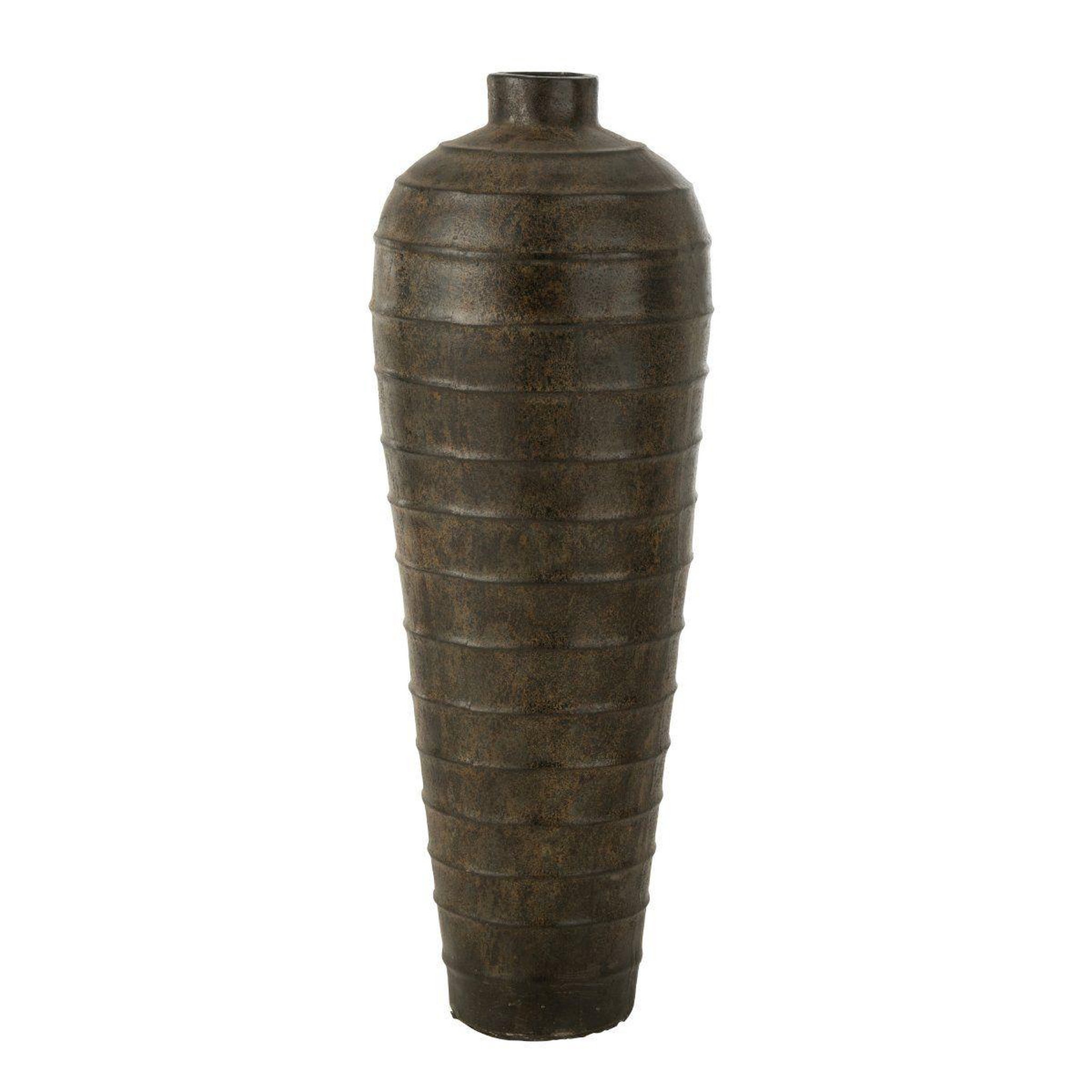 J-LINE Vase déco en ciment  isabel  100cm marron