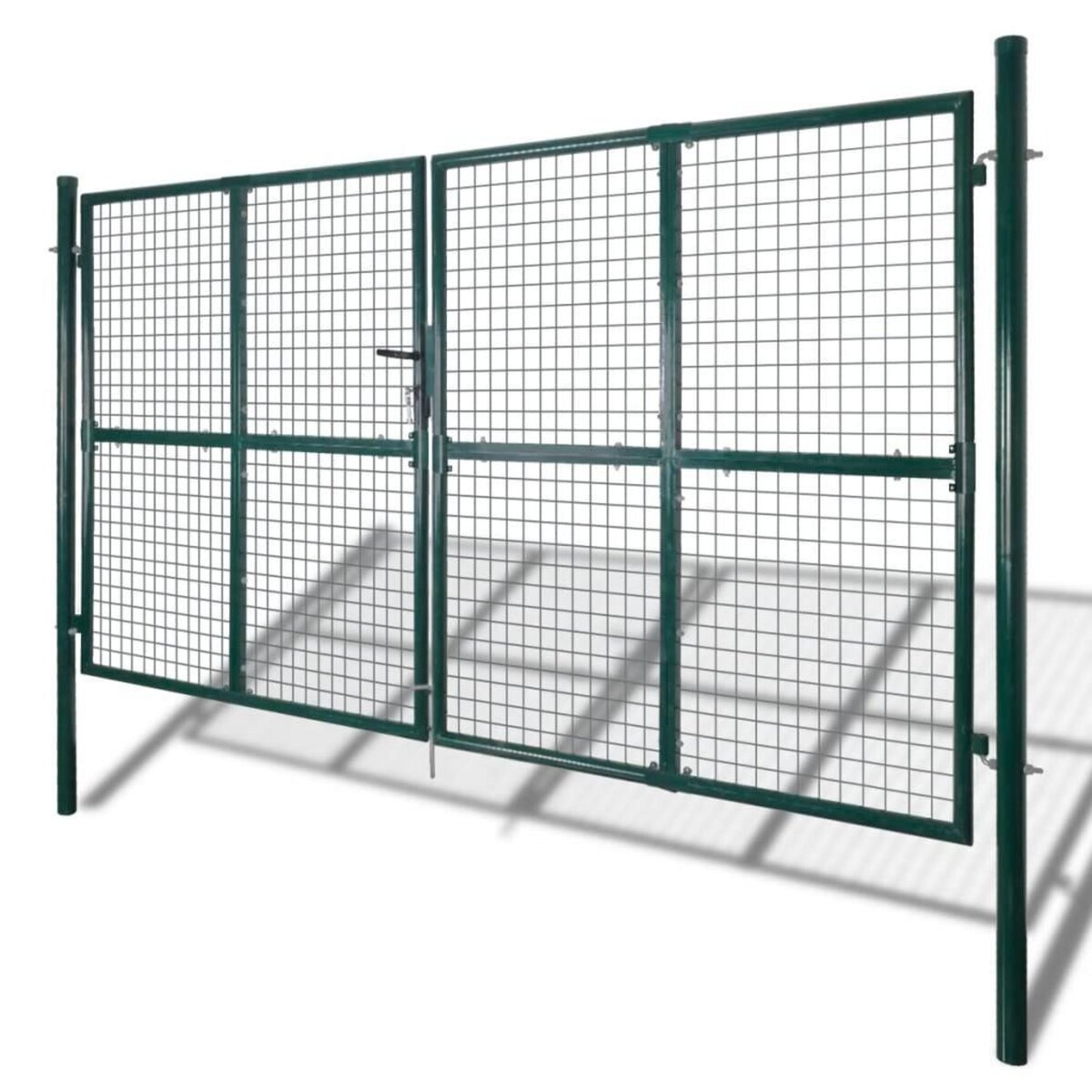 VIDAXL Portail de Cloture en Grillage Galvanisee 289 x 200 cm / 306 x 250 cm