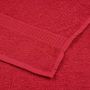 Voir la diapositive 6 : VIDAXL Serviettes de visage 2 pcs rouge 30x30 cm 360 g m² 100% coton