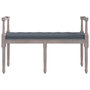 Voir la diapositive 3 : VIDAXL Banc Gris fonce 110x40x70 cm Velours