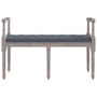Voir la diapositive 3 : VIDAXL Banc Gris fonce 110x40x70 cm Velours