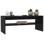 Voir la diapositive 3 : VIDAXL Table basse Noir 100x40x40 cm Bois d'ingenierie