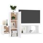 Voir la diapositive 3 : VIDAXL Ensemble de meubles TV 3 pcs Blanc Bois d'ingenierie