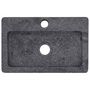 Voir la diapositive 4 : VIDAXL Lavabo mural gris 38x24x6,5 cm marbre