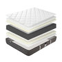 Voir la diapositive 4 : LUXURY LITERIE LUXURY LITERIE - Ensemble matelas + sommier - ZEN - 160 x 200 cm - Tapissier - Ferme - Face été/hiver