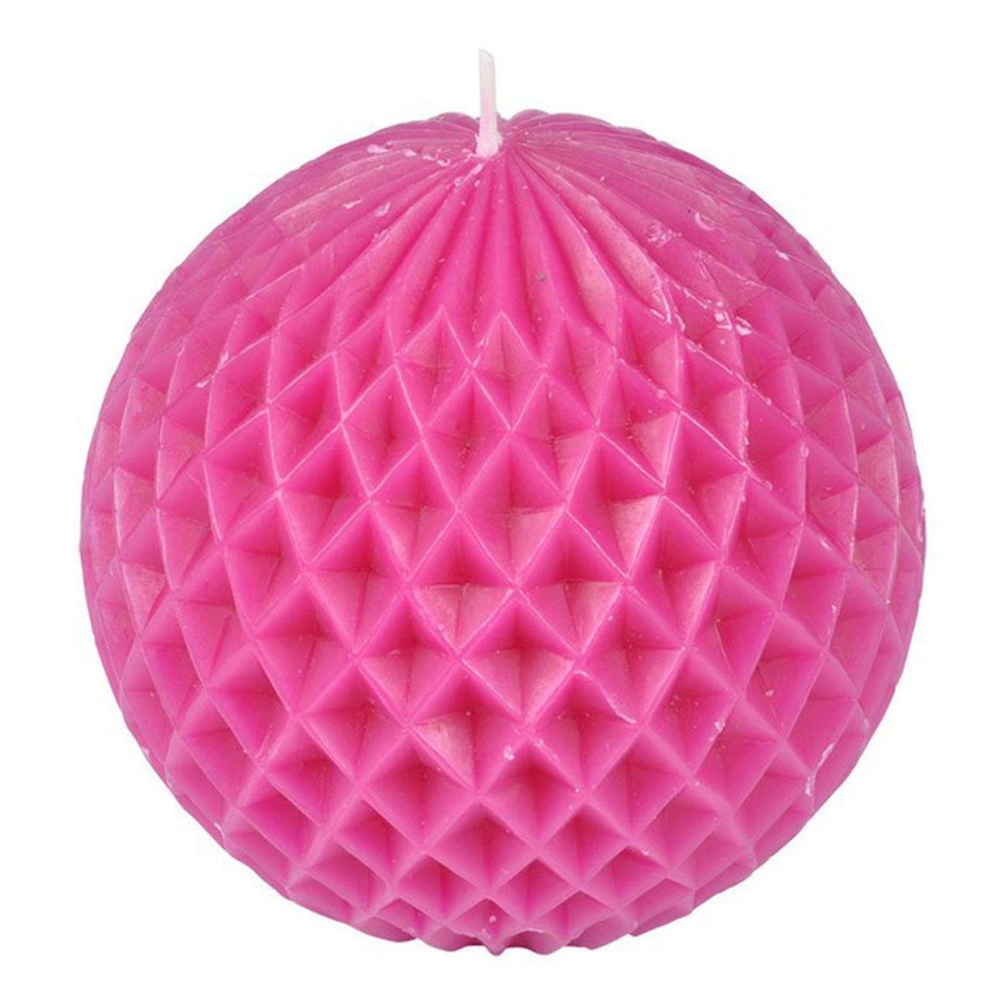 HOMEA Bougie déco  tropical fresh  9cm rose