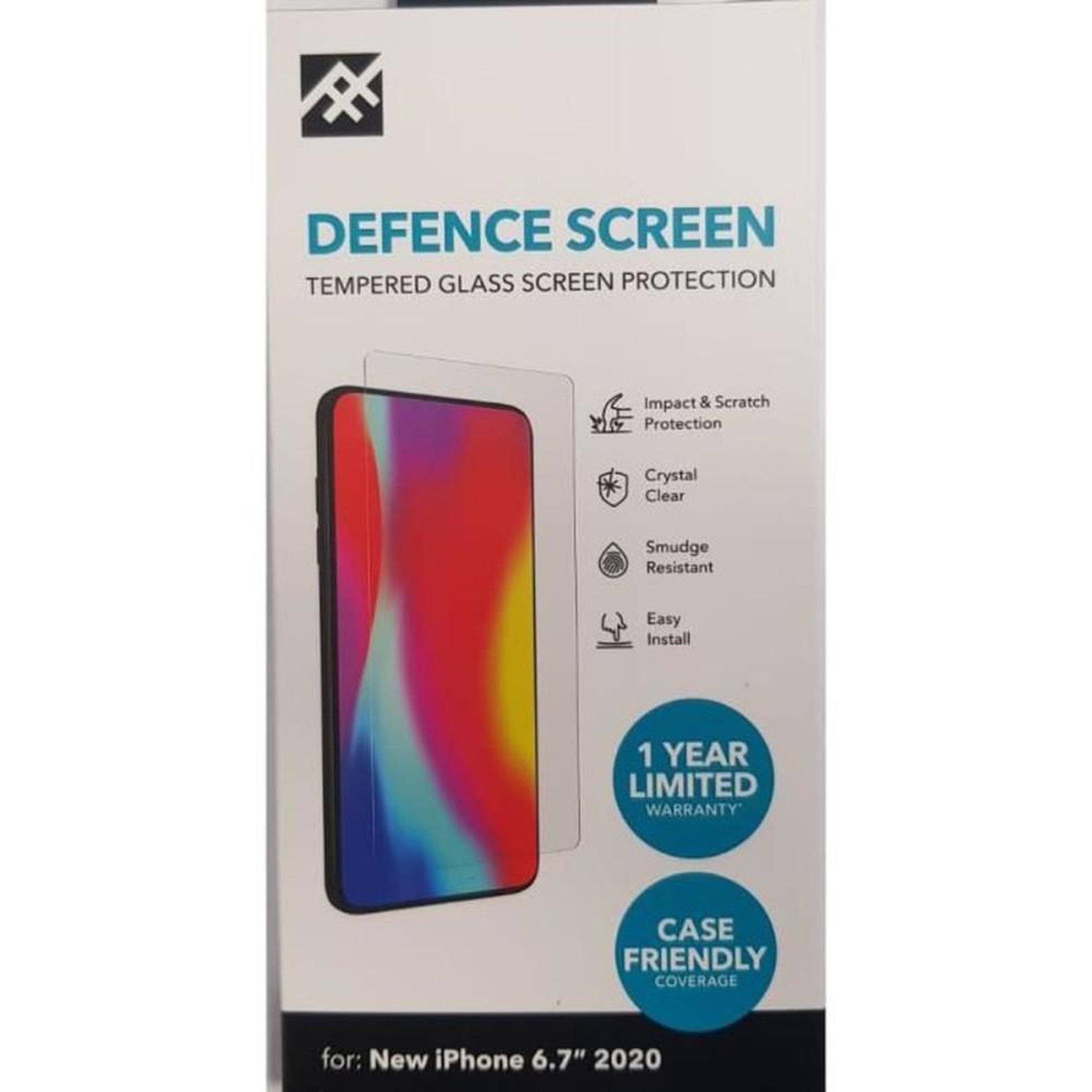 Zagg Protection écran en verre trempé pour iPhone 12 Pro Max ZAGG DEFENCE SCREEN, anti-rayures, anti-chocs, transparence cristalline