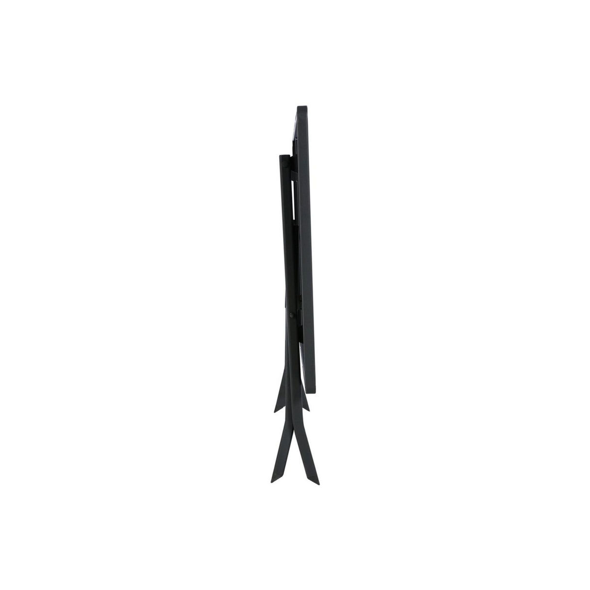 HESPERIDE Ensemble table de jardin pliante + 4 chaises Greensboro - Graphite