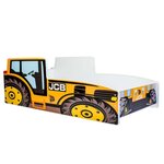 KOBI Lit enfant Tracteur jaune 160x80