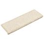 Voir la diapositive 3 : VIDAXL Tapis d'escalier 10 pcs 65x21x4 cm Blanc