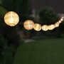 CEMONJARDIN Guirlande lumineuse solaire 20 lanternes
