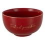 Voir la diapositive 2 : Paris Prix Lot de 2 Bols en Porcelaine  Ilene  14cm Rouge