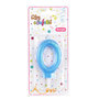 Voir la diapositive 2 : Paris Prix Bougie d'Anniversaire Paillette  Chiffre 0  7cm Bleu