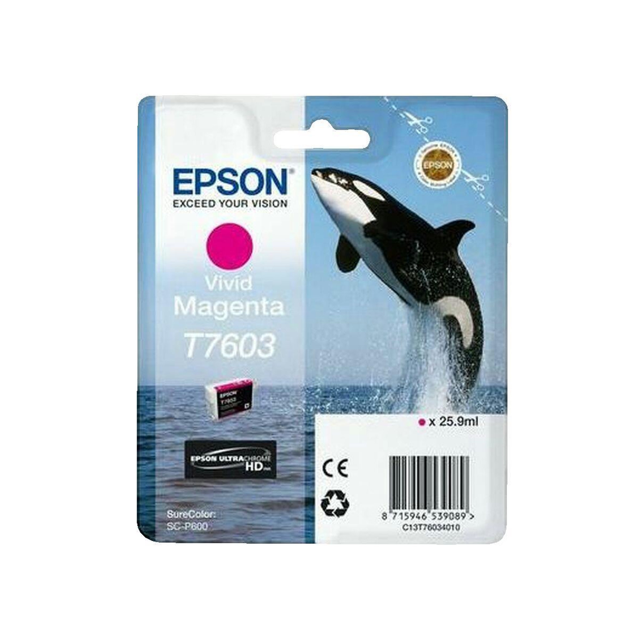 Voir la diapositive 2 : Epson Cartouche d'encre Epson C13T76034N10 Magenta