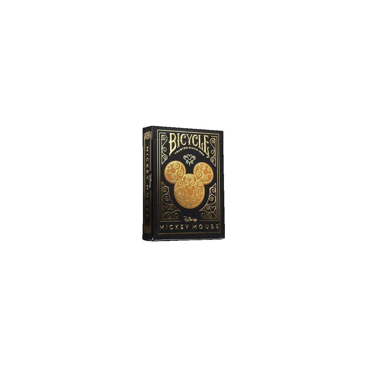Cartamundi Jeu de cartes Cartamundi Bicycle Mickey noir et or