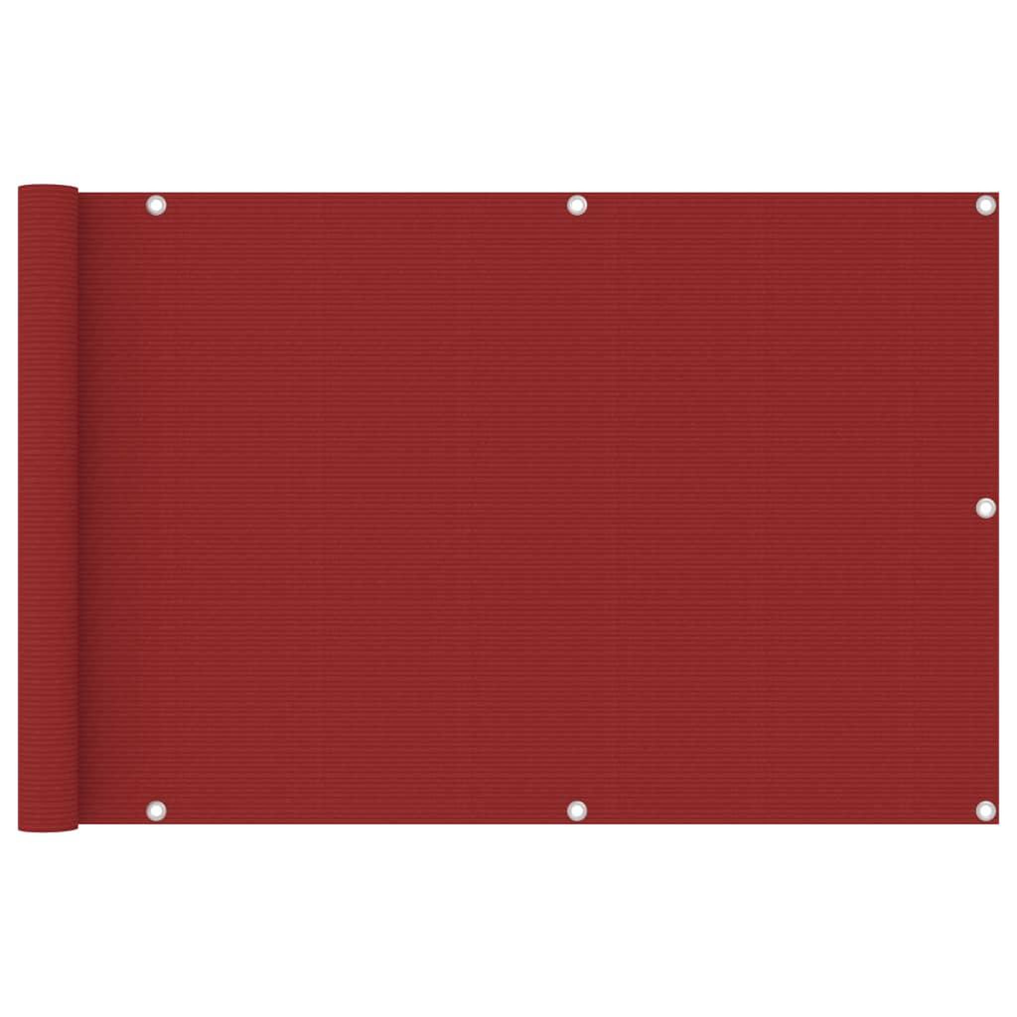 Voir la diapositive 1 : VIDAXL Ecran de balcon Rouge 90x400 cm PEHD