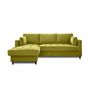 Voir la diapositive 6 : LISA DESIGN Anna - canapé d'angle gauche - 4 places - convertible avec coffre - en velours