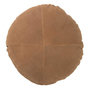 Voir la diapositive 1 : Paris Prix Coussin Rond en Cuir  Coleman  45cm Camel