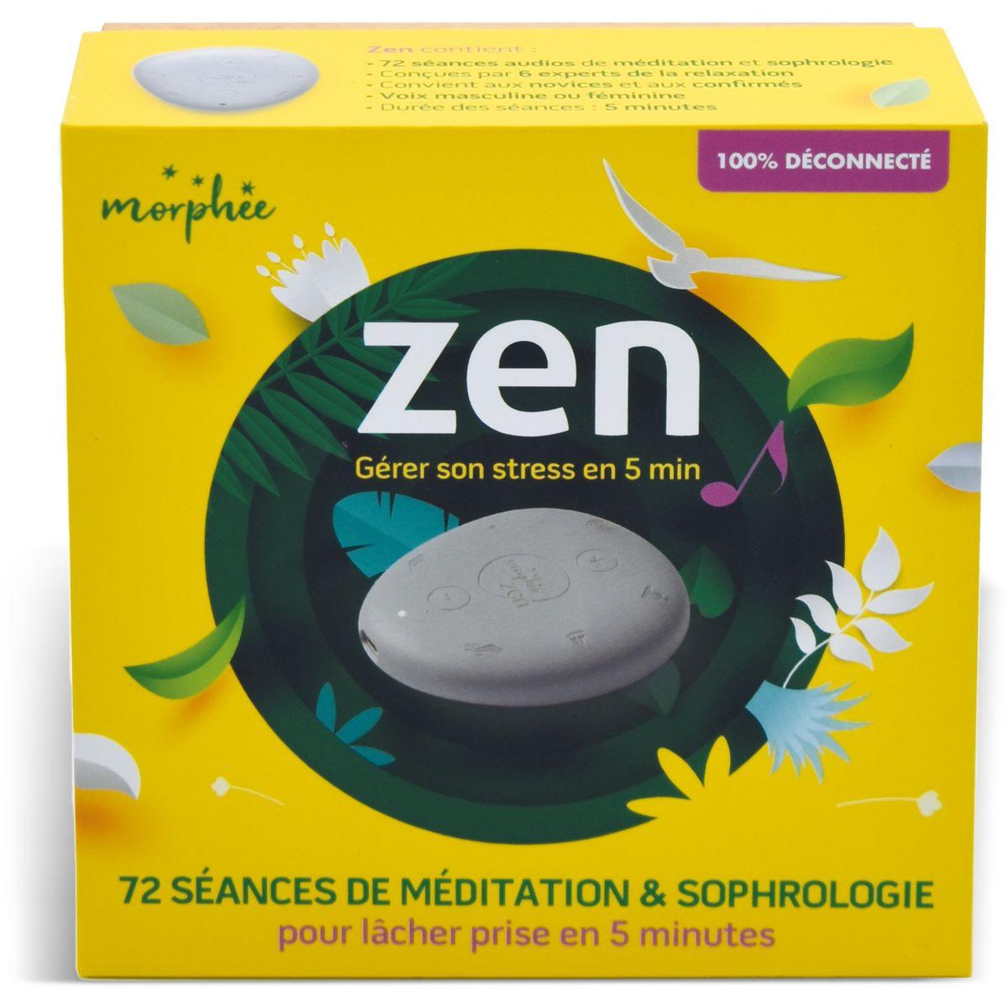 Voir la diapositive 5 : MORPHEE Box de méditation Zen - Galet de relaxation