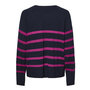 Voir la diapositive 2 : Pieces Pull Marine/Rose Femme Pieces Sia