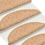 Voir la diapositive 4 : VIDAXL Tapis de marches d'escalier 15 pcs Dore 56x17x3 cm