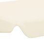 Voir la diapositive 5 : VIDAXL Toit de rechange de balançoire creme 188/168x145/110 cm