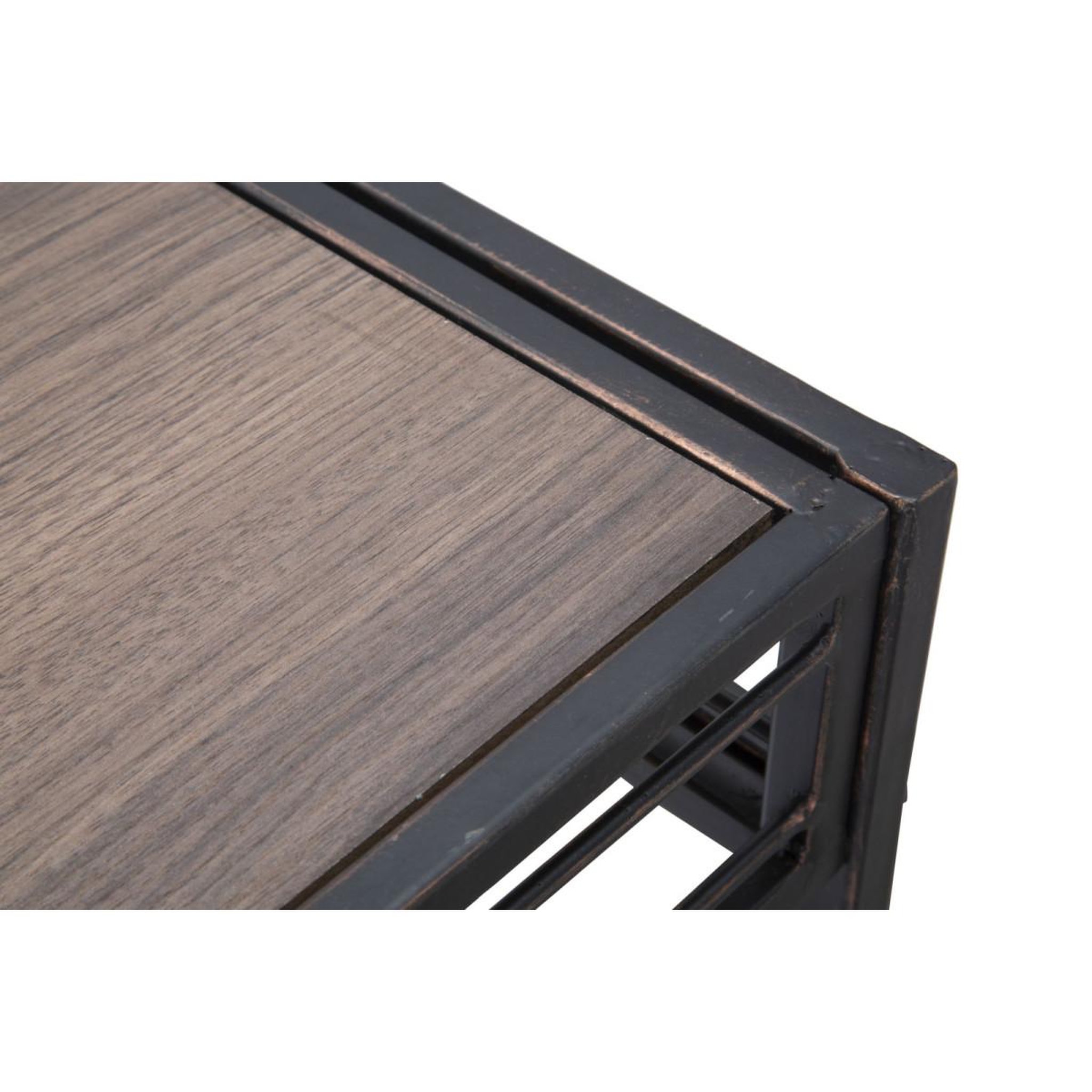 Voir la diapositive 5 : Paris Prix Console design  essential  110cm naturel & noir