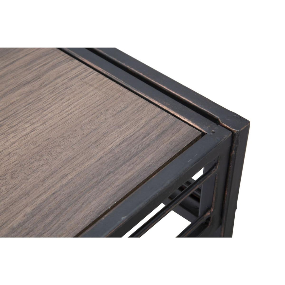 Paris Prix Console Design  Essential  110cm Naturel & Noir