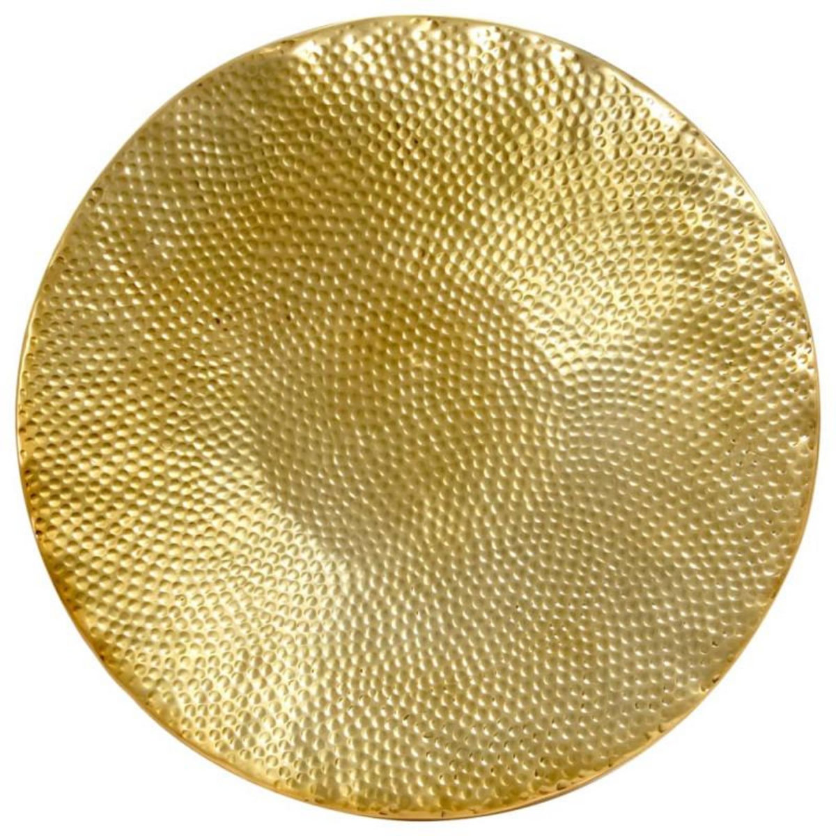 VIDAXL Table basse Aluminium martelé 70x30 cm Laiton