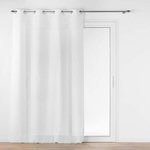 Paris Prix Rideau Voilage Jacquard  Ophelia  140x280cm Blanc