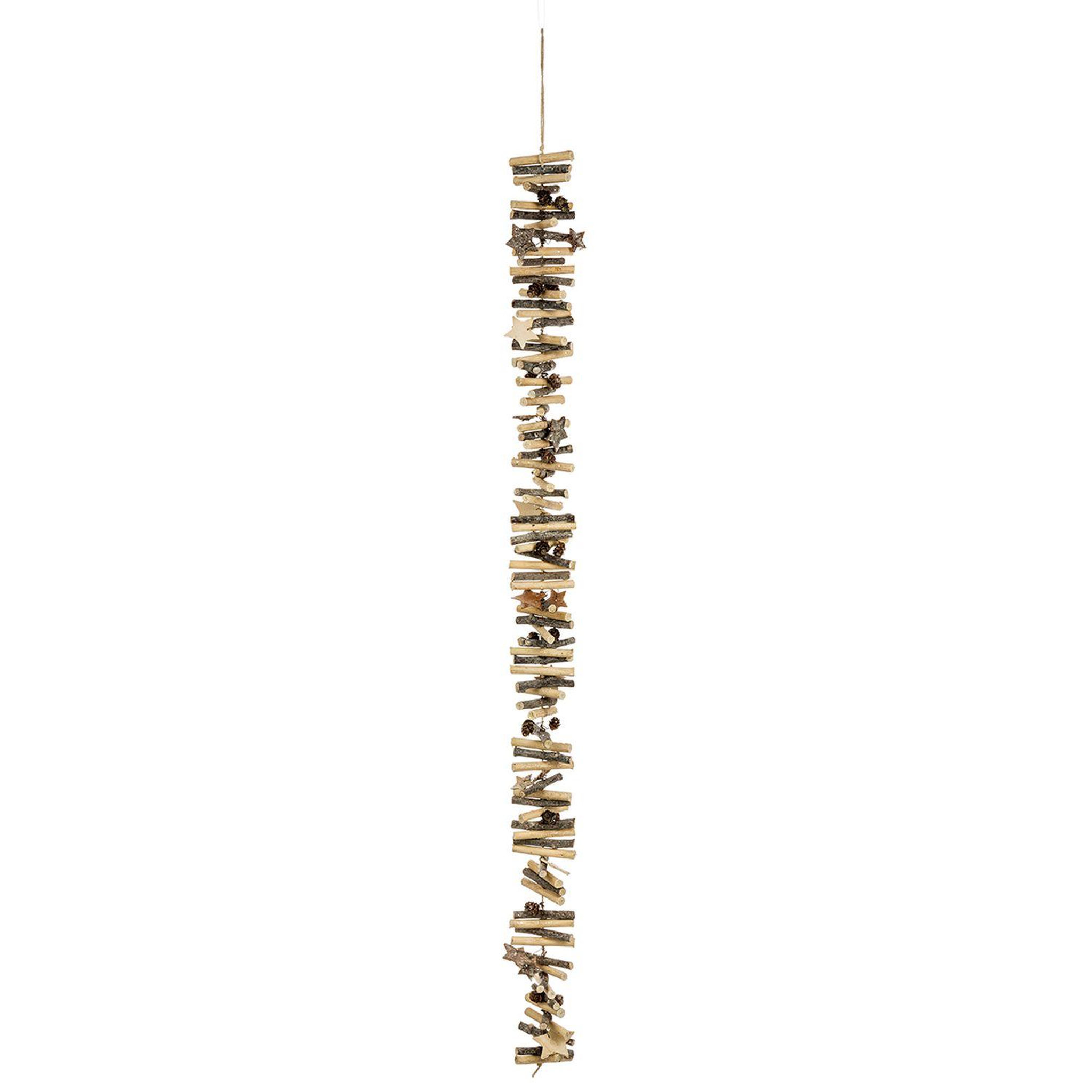 FEERIC LIGHT & CHRISTMAS Guirlande en bois pour sapin de Noël Rondin