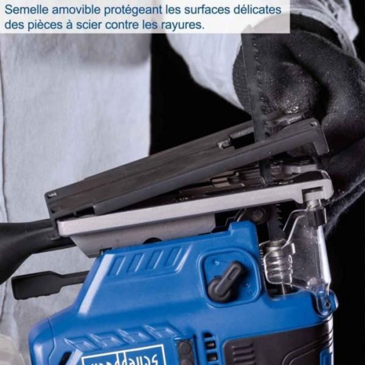 SCHEPPACH Scie sauteuse sans fil BC-JS254-X - brushless coupe max 25,4mm coupes 45°/22,5°/0° - SCHEPPACH 20V IXES - sans batterie ni ch