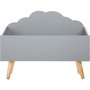 Voir la diapositive 1 : ATMOSPHERA Coffre de rangement enfant en bois CLOUDY