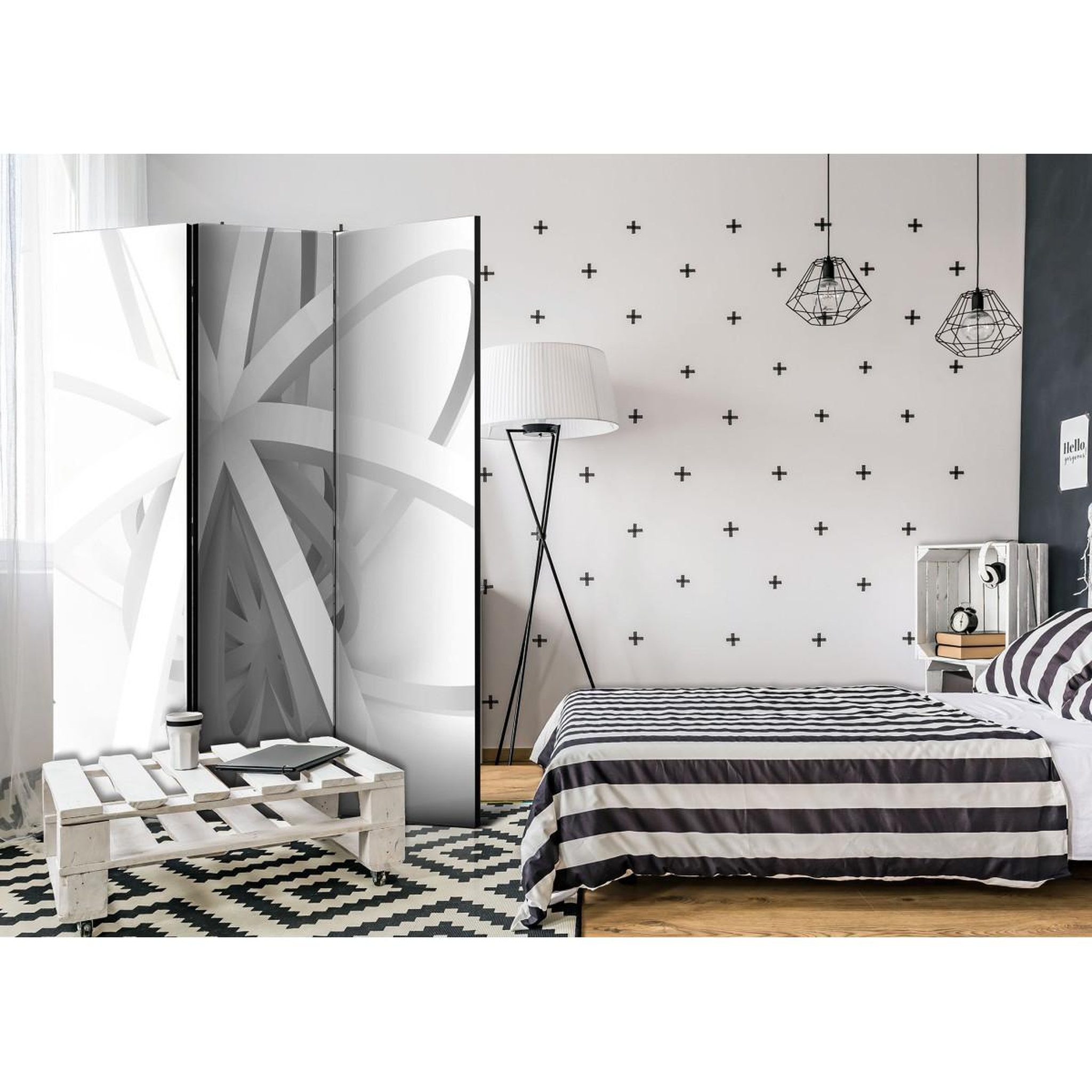 Voir la diapositive 2 : Paris Prix Paravent 3 volets   openwork form i  135x172cm