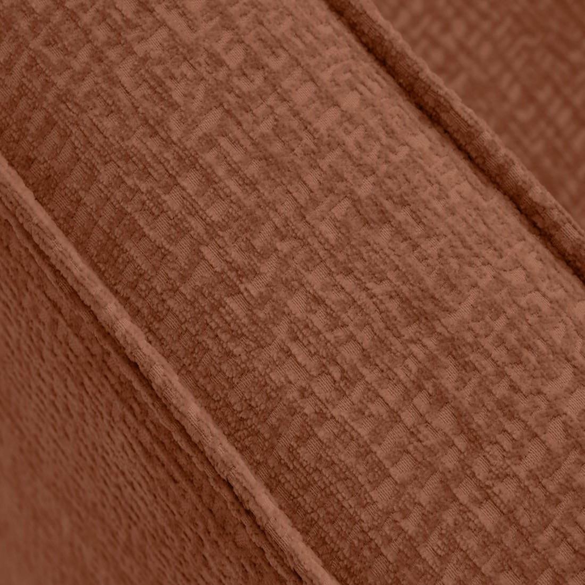 Voir la diapositive 4 : LISA DESIGN Jake - canapé d'angle gauche 5 places convertible en tissu velours relief