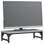 Voir la diapositive 3 : VIDAXL Support de moniteur sonoma gris 55x23x14 cm bois d ingénierie