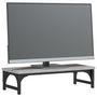 Voir la diapositive 3 : VIDAXL Support de moniteur sonoma gris 55x23x14 cm bois d ingénierie