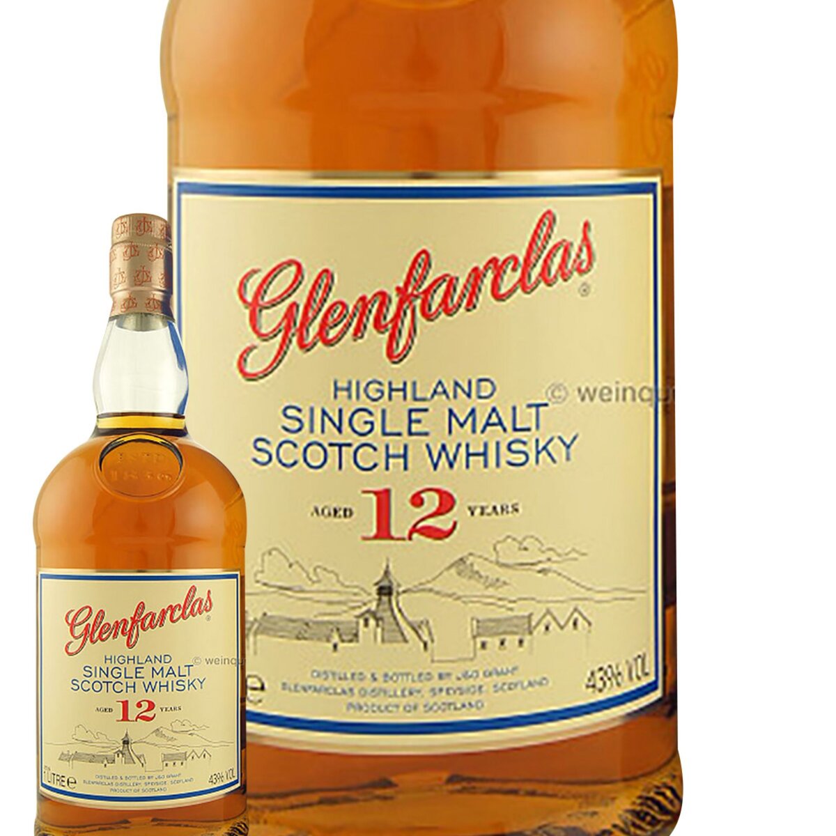 Glenfarclas Whisky Glenfarclas - 12 ans - 1L 