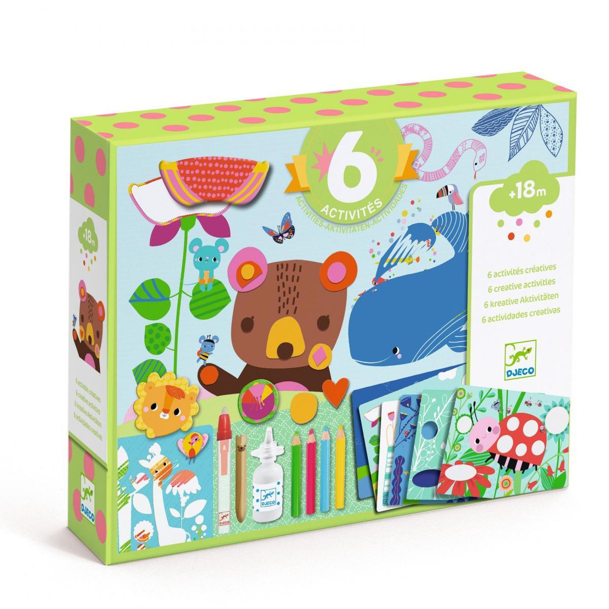 Djeco La souris et ses amis coffret multiactivites
