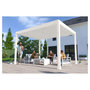 Voir la diapositive 7 : OMBREA Pergola bioclimatique - Autoportante - Blanche - 3x4m - OMBREA