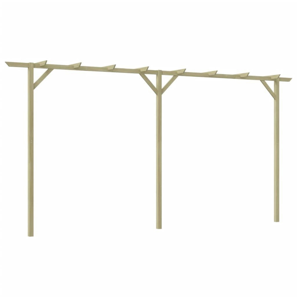 VIDAXL Pergola de jardin 410 x 40 x 203 cm Bois