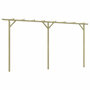 Voir la diapositive 1 : VIDAXL Pergola de jardin 410 x 40 x 203 cm Bois