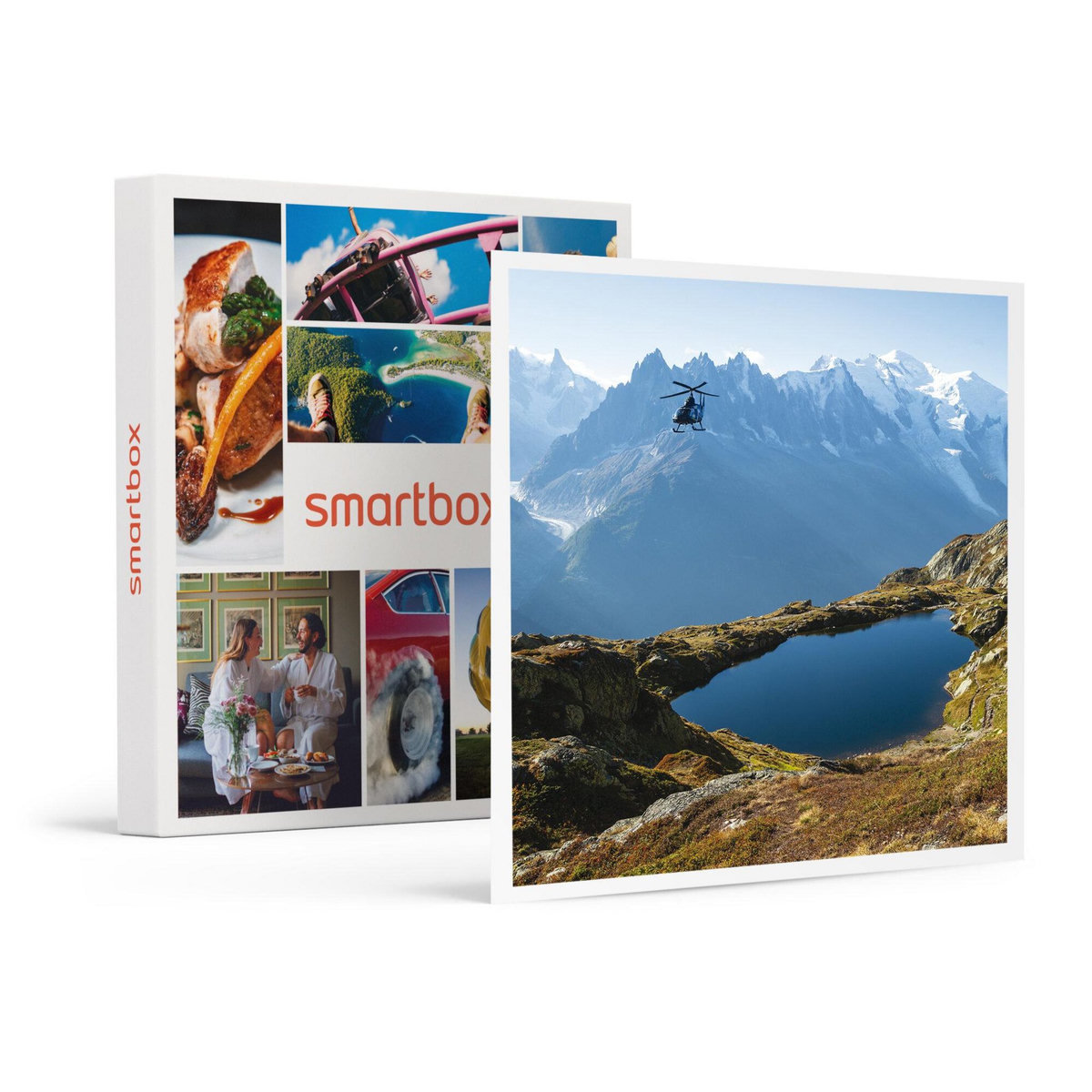Smartbox Vol en hélicoptère de 20 min pour 2 personnes au-dessus du Mont-Blanc - Coffret Cadeau Sport & Aventure