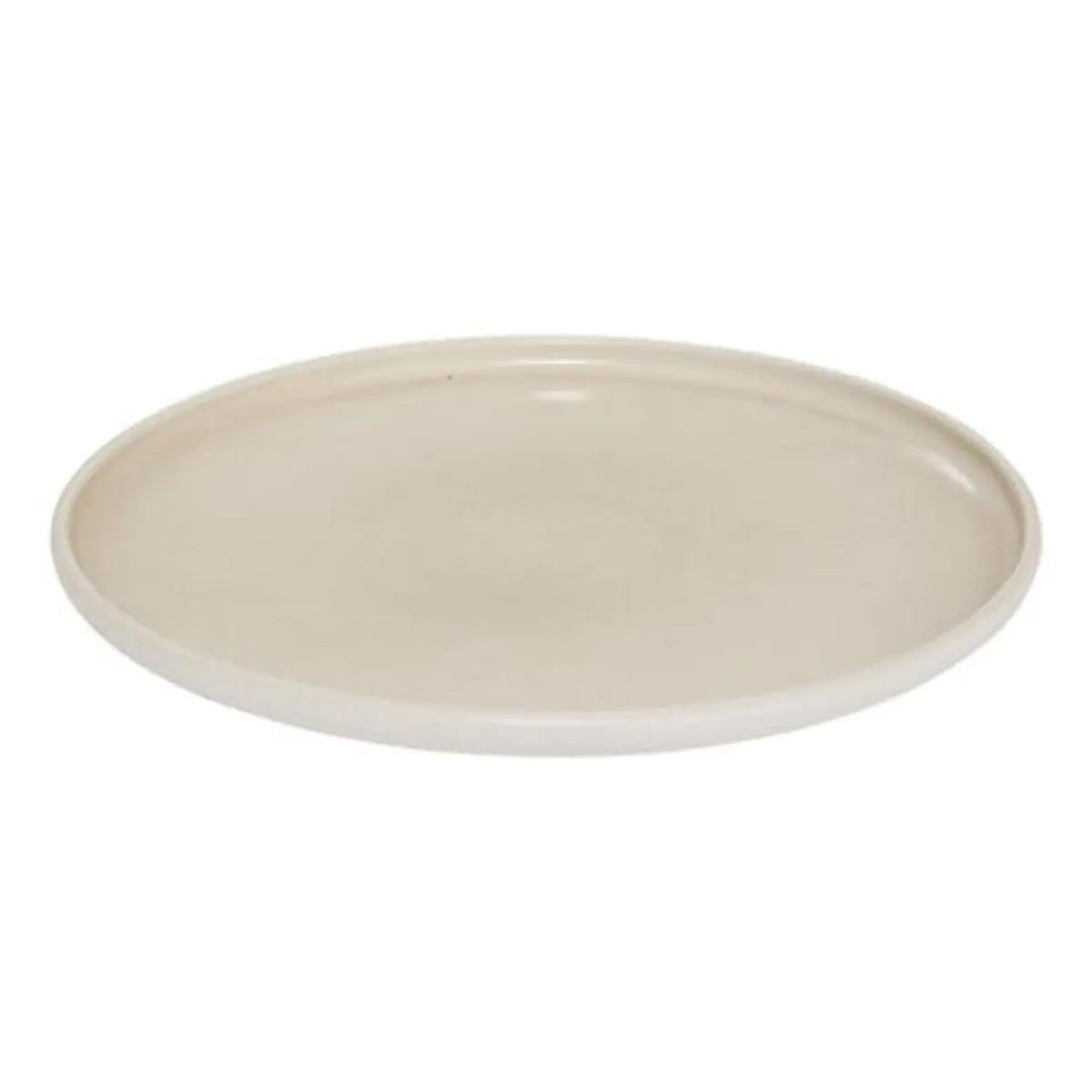 SECRET DE GOURMET Lot de 6 Assiettes Plates  Chiara  27cm Beige