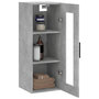 Voir la diapositive 5 : VIDAXL Armoire murale gris beton 34,5x34x90 cm