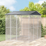 VIDAXL Aviary pour Oiseaux Anthracite 310x227x247 cm Acier