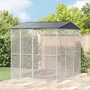Voir la diapositive 1 : VIDAXL Aviary pour Oiseaux Anthracite 310x227x247 cm Acier